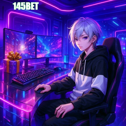 Imagem promocional da 145BET mostrando a plataforma e suas vantagens