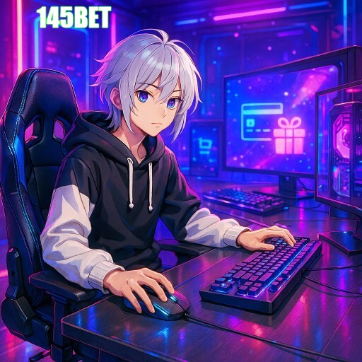 Imagem promocional da 145BET mostrando a plataforma e suas vantagens