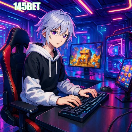 Imagem promocional da 145BET mostrando a plataforma e suas vantagens