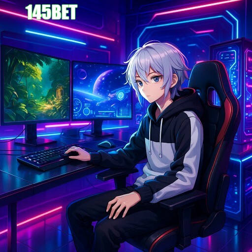 Imagem promocional da 145BET mostrando a plataforma e suas vantagens