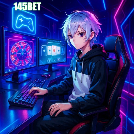 Imagem promocional da 145BET mostrando a plataforma e suas vantagens