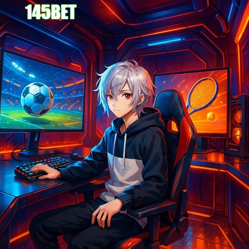 Imagem promocional da 145BET mostrando a plataforma e suas vantagens